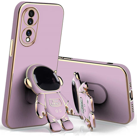 Husa Telefon 2in1, Vivimall, Compatibila Huawei P60 Pro, Carcasa TPU cu Suport Inclus Tip Astronaut, Protectie Camere, Mov - vivimall.ro