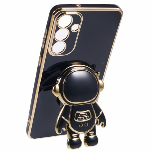 Husa Telefon 2in1, Vivimall, Compatibila Samsung Galaxy S24 Plus, Carcasa TPU cu Suport Inclus Tip Astronaut, Protectie Camere, Negru - vivimall.ro