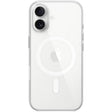 Husă iPhone 17 transparentă MagSafe din silicon și TPU, vedere frontală, model Vivimall