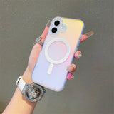 Husă iPhone 17 Cameleon, vedere spate comparație culori la unghiuri diferite de privire