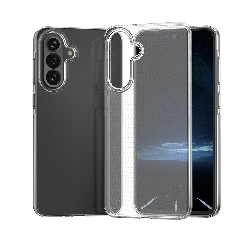 Husa Telefon, Vivimall, Compatibila Samsung Galaxy A15/A15 5G, Protect Plus TPU, 0.8-0.9 mm, Transparent - vivimall.ro