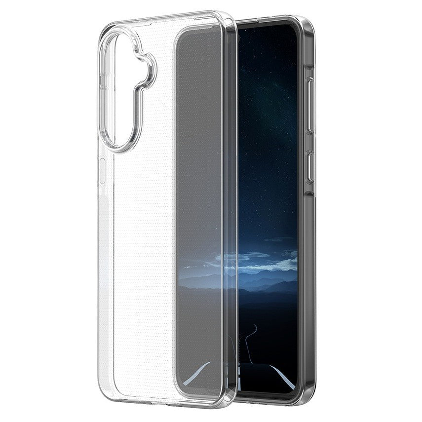 Husa Telefon, Vivimall, Compatibila Samsung Galaxy A15/A15 5G, Protect Plus TPU, 0.8-0.9 mm, Transparent - vivimall.ro