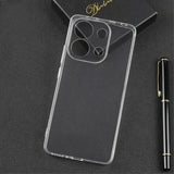 Husa Telefon, Vivimall, Compatibila Xiaomi Redmi Note 13 4G, Carcasa TPU, Protectie Camere, 1.5 mm, Transparent - vivimall.ro