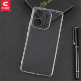 Husa Telefon, Vivimall, Compatibila Xiaomi Redmi Note 13 4G, Carcasa TPU, Protectie Camere, 1.5 mm, Transparent - vivimall.ro