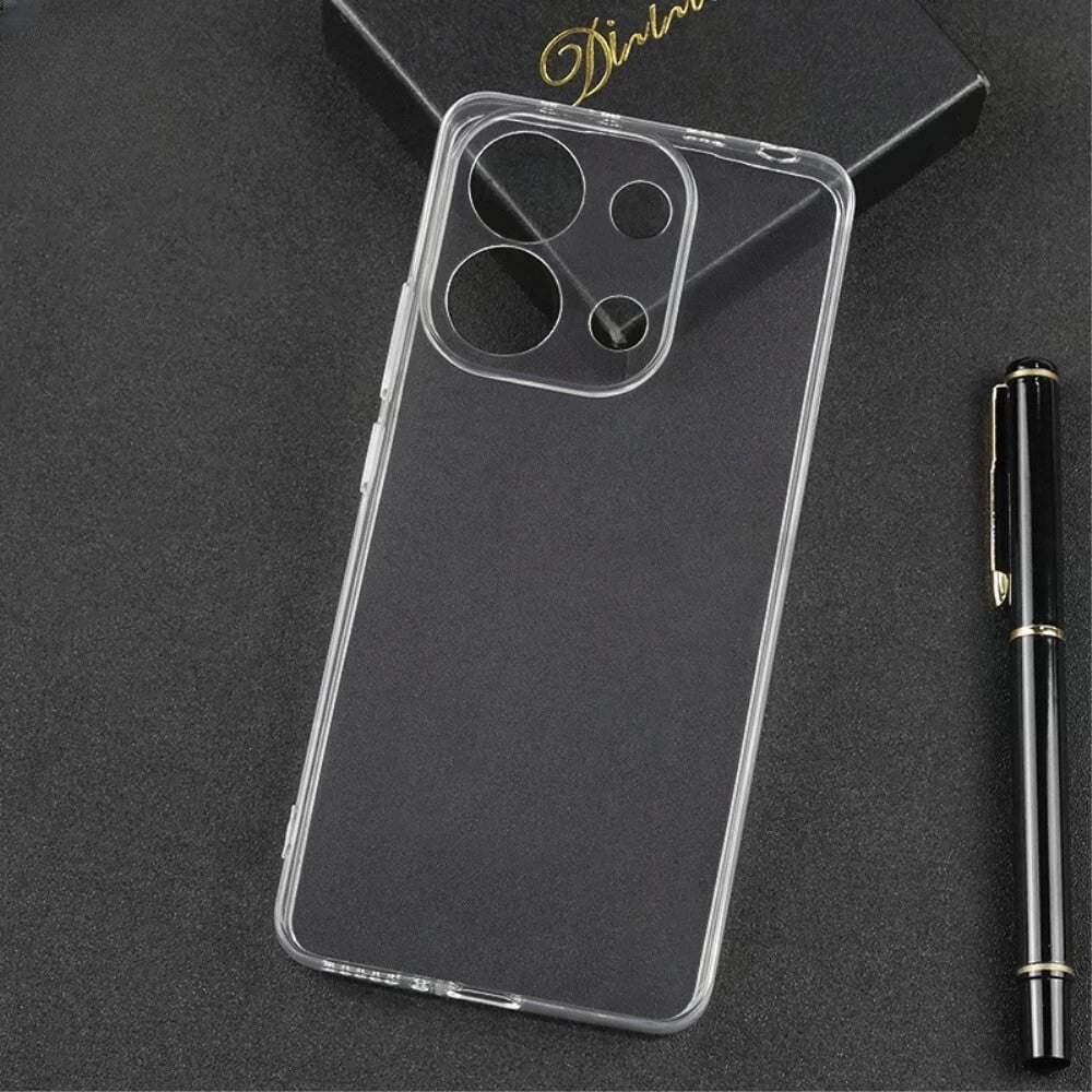 Husa Telefon, Vivimall, Compatibila Xiaomi Redmi Note 13 Pro 4G, Carcasa TPU, Protectie Camere, 1.5 mm, Transparent - vivimall.ro