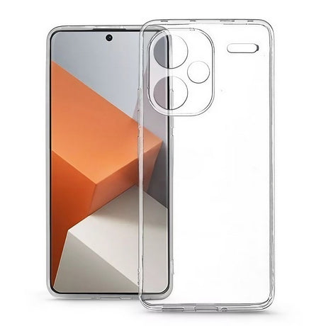 Husă TPU transparentă pentru Xiaomi Redmi Note 13 Pro+ 5G, vedere frontală, grosime 1.5 mm