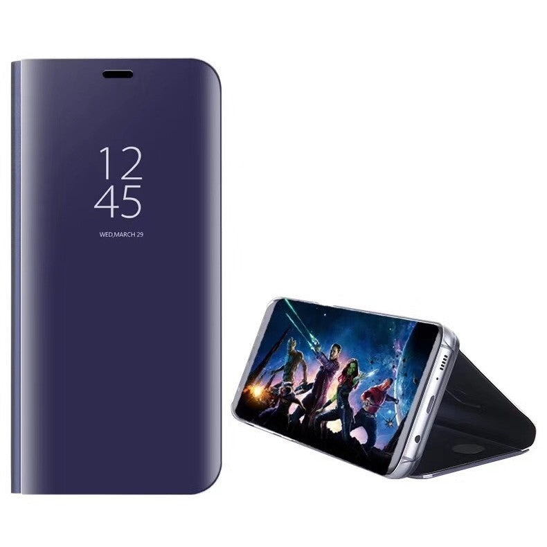 Husa Tip Carte, Flippy, Compatibila cu Huawei Mate 10 Lite, Flip Cover Oglinda, Violet - vivimall.ro