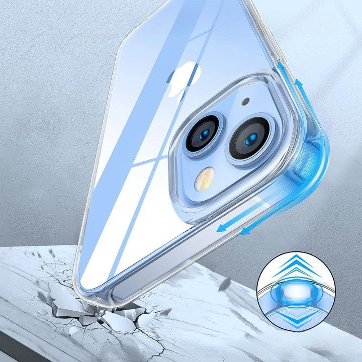 Husa TPU pentru iPhone 14, Flippy, Silicon, Protectie Antisoc, Transparenta - vivimall.ro