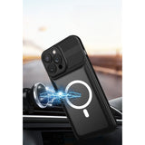 Husa Urban Armor pentru Samsung Galaxy A24 4G, Vivimall, Suport Auto Magnetic, Protectie Antisoc, Negru - vivimall.ro