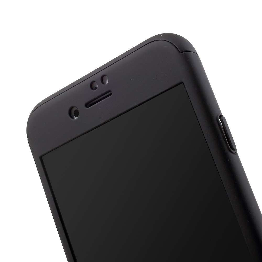 Husa Xiaomi Redmi Note 8 Pro Full Cover 360 Negru + Folie de protectie - vivimall.ro