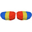 Huse tricolore pentru oglinzi auto, set 2 buc - vivimall.ro