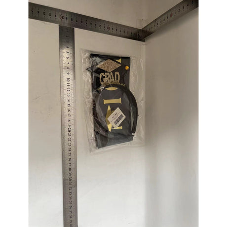 Set din 2 Piese pentru Absolvire, Vivimall, Panglica si Coronita, Model I Graduated, Negru - vivimall.ro