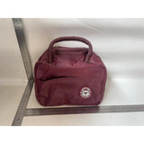 Geanta Termica pentru Pranz Vivimall, Multifunctionala, Compartimentata, Impermeabila, cu Manere, Buzunar Exterior, 22x14x19 cm, Rosu - vivimall.ro