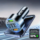 Încărcător auto 5 în 1 | PowerDrive - vivimall.ro