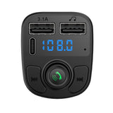 Incarcator Auto cu MP3 Player, Vivimall, Bluetooth 5.0, 5V, 2 x USB, Type C, Negru - vivimall.ro