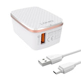 Incarcator Lightning Fast Charging 2,4 A Alb 1 m Cod Produs 08079 - vivimall.ro