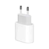 Încărcător iPhone Fast Charge PD 20W alb cu cablu 27W inclus, vedere frontală, model Vivimall