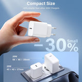 Incarcator Retea Fast Charge, Vivimall, Incarcator Standard European Power Delivery 20 W, Compatibil cu iPhone 8-14, Alb - vivimall.ro