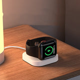 Incarcator Wireless pentru Smart iWatch, Vivimall, Compatibil cu Apple iWatch 1/9, Magnetic Charger, Interfata TYPE-C, 3W, 7.5 x 7.5 x 1.2 cm, Pliabil, Alb - vivimall.ro