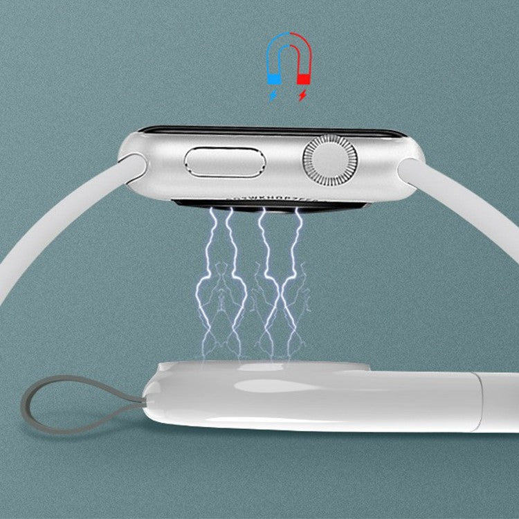 Incarcator Wireless pentru Smart Watch, Flippy, Compatibil cu Apple iWatch 1/9, Magnetic, Interfata Port USB-A, Fara Cablu direct in Statie sau Calculator, Negru - vivimall.ro