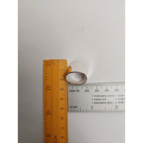 925 ezüst hengeres gyűrű, Jolie ezüst, 4.8G, M 56