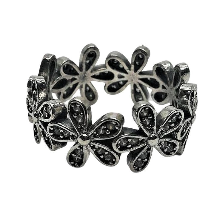 Inel Argint 925 Flori M 55 - vivimall.ro