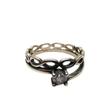 Inel, Jolie Silver, Argint 925 Impletit cu Piatra M 51 - vivimall.ro