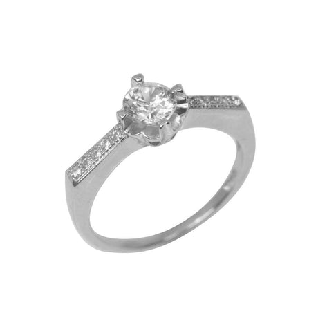 Inel Argint 925 Logodna, Marime 57 - vivimall.ro