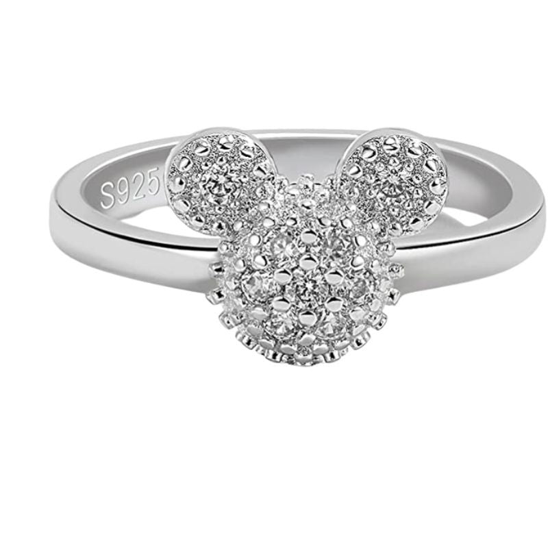 925 ezüst Minnie gyűrű kövekkel