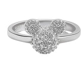 925 ezüst Minnie gyűrű kövekkel