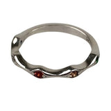 Inel Argint 925, Molecula cu Zirconii Colorate M53 - vivimall.ro