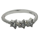 Inel Argint 925 Stelute Cu Zirconii M 58