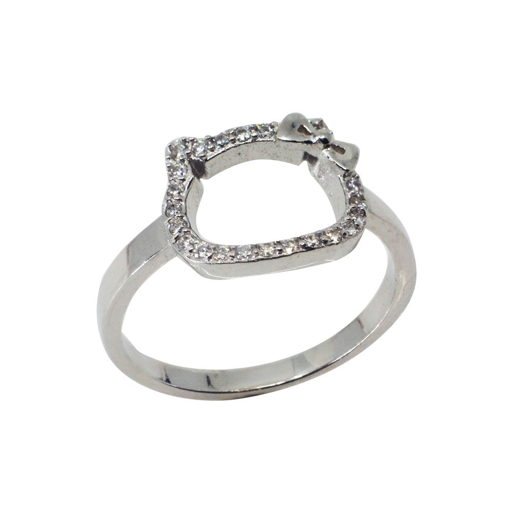 Inel Argint 925 Sweet Cat, Marime 49 - vivimall.ro