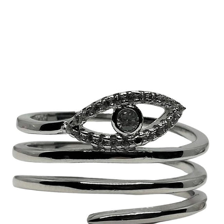 Inel Argint 925 tip Arc simbol Ochi M 55 - vivimall.ro