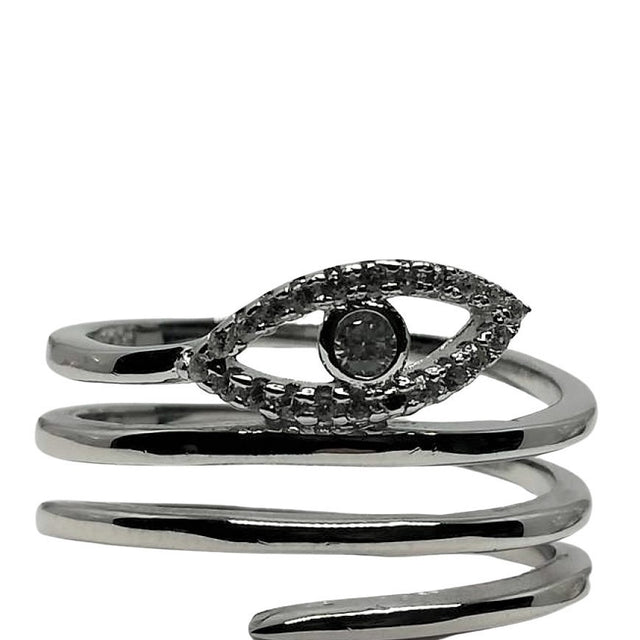 Inel Argint 925 tip Arc simbol Ochi M 55 - vivimall.ro