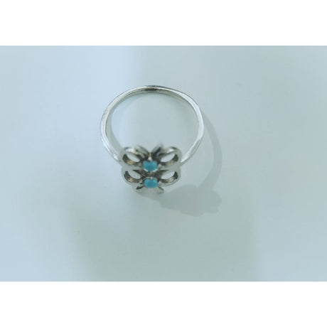 Inel din Argint 925 Inger/ Fundita Albastra M51 - vivimall.ro