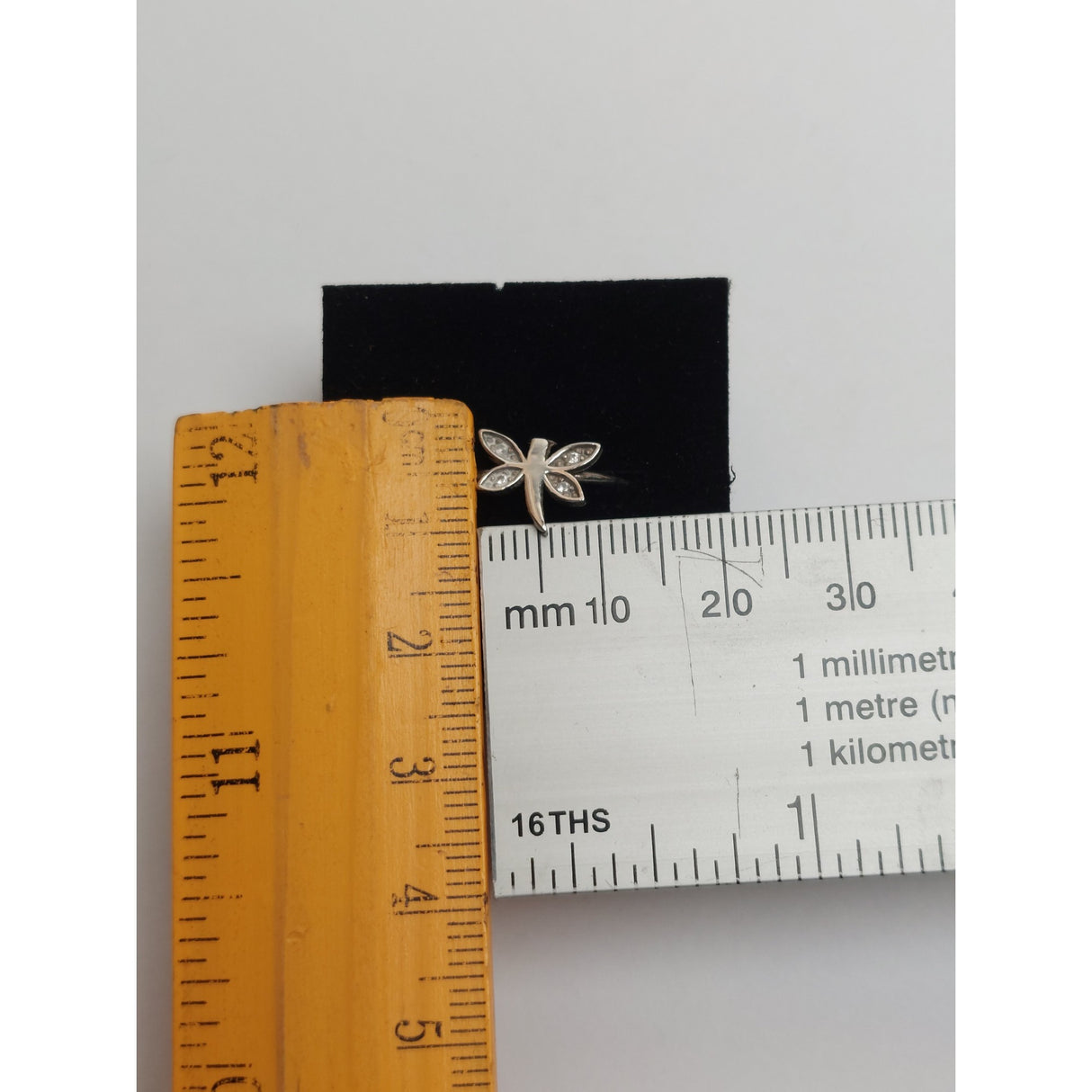 Inel din Argint 925 Libelula cu Pietre, Jolie Silver, 1.3g, 1 cm x 1 cm - vivimall.ro