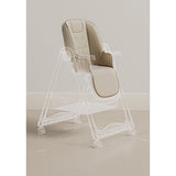 Scaun de Masa pentru Bebelusi si Copii, Flippy, 2 Tavite si Husa Detasabile, Multifuncțional, Stabil, Centura de Siguranta, Inaltime Ajustabila, Spatar Reglabil Moale, Cos de Depozitare, 100x50x80cm, de la 6 Luni, Crem - vivimall.ro