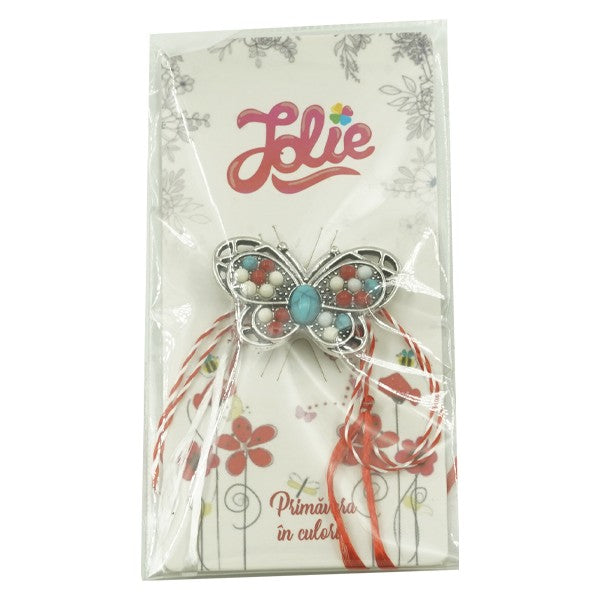 Insigna Copii Jolie model Fluturas Pietre - vivimall.ro