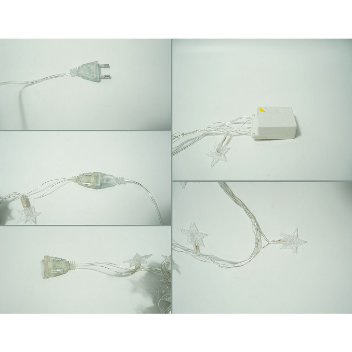 Karácsonyi installáció, 10 M, 100 LED, -Meleg, Lineáris, Elemes, Beltéri/Kültéri