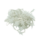 Instalatie Craciun, 10 M, 100 de LED-uri, alb-cald, model cu stelute, liniara, cu baterie, interior/exterior, Vivimall - vivimall.ro