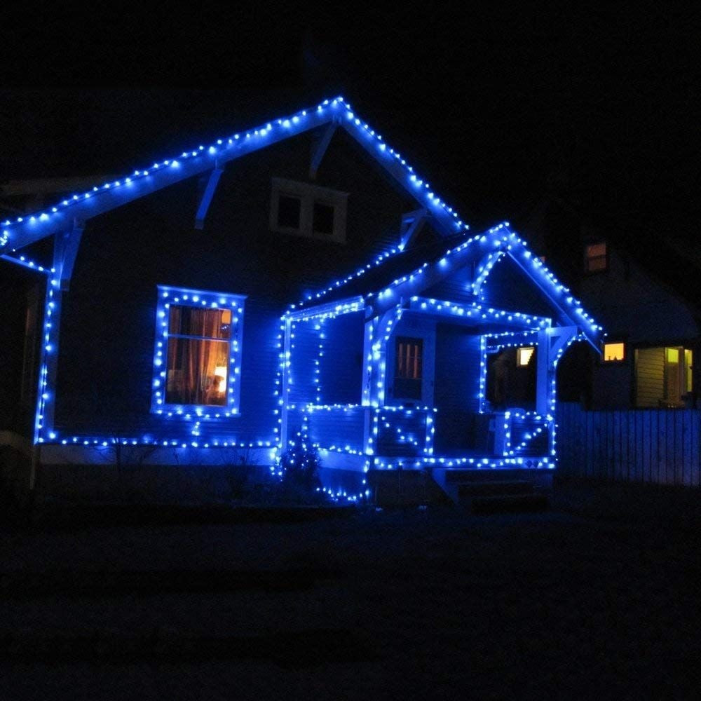 Karácsonyi installáció, 10 M, 100 LED, Lineáris, 8 fényeffektus, Transzformátor, Összeköthető, 5 M hosszabbító kábel mellékelve, Zöld vezeték