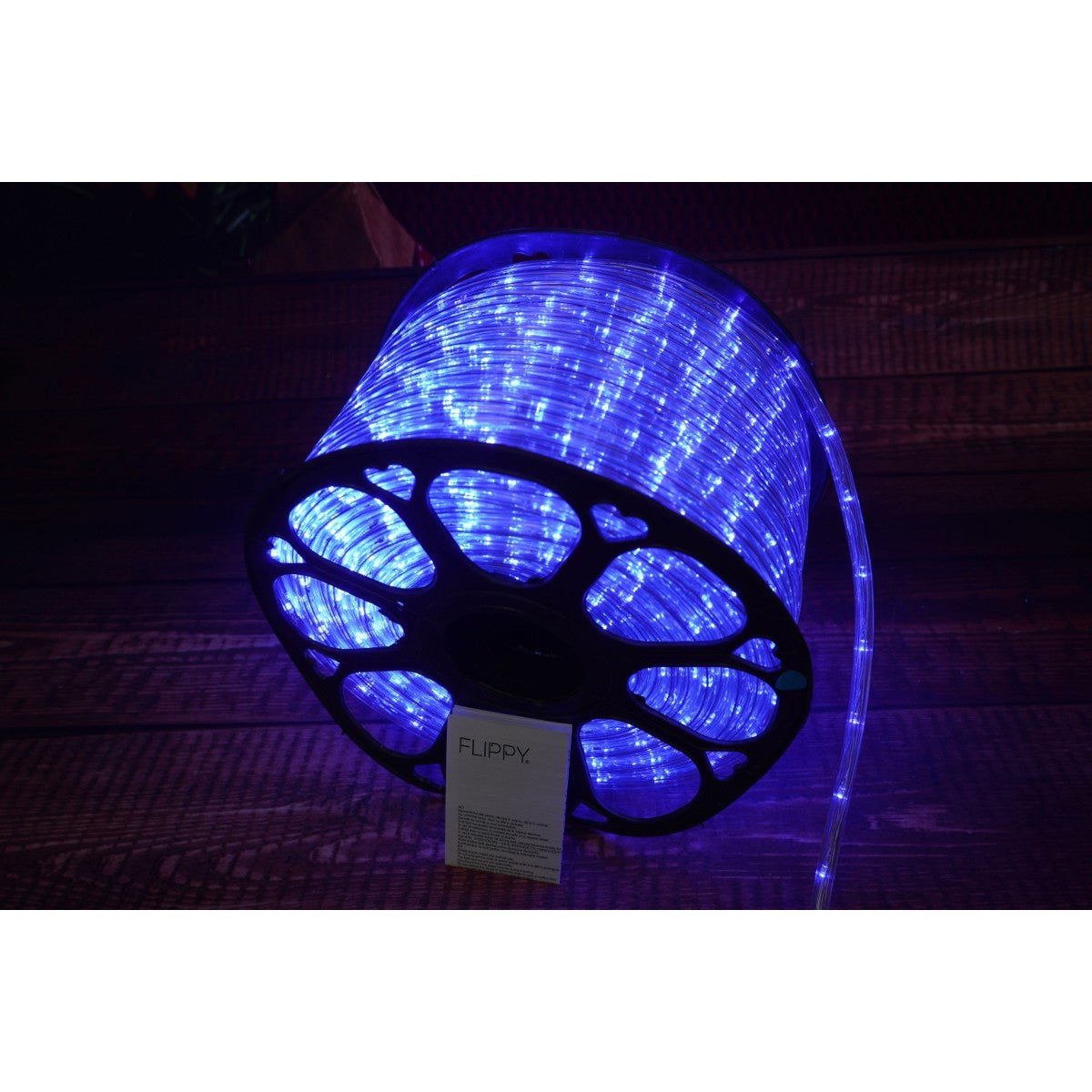 Karácsonyi installáció, 10 m, 240 LED, fénycső, transzformátor, 8 fényeffektus, szekcionált, 220 V