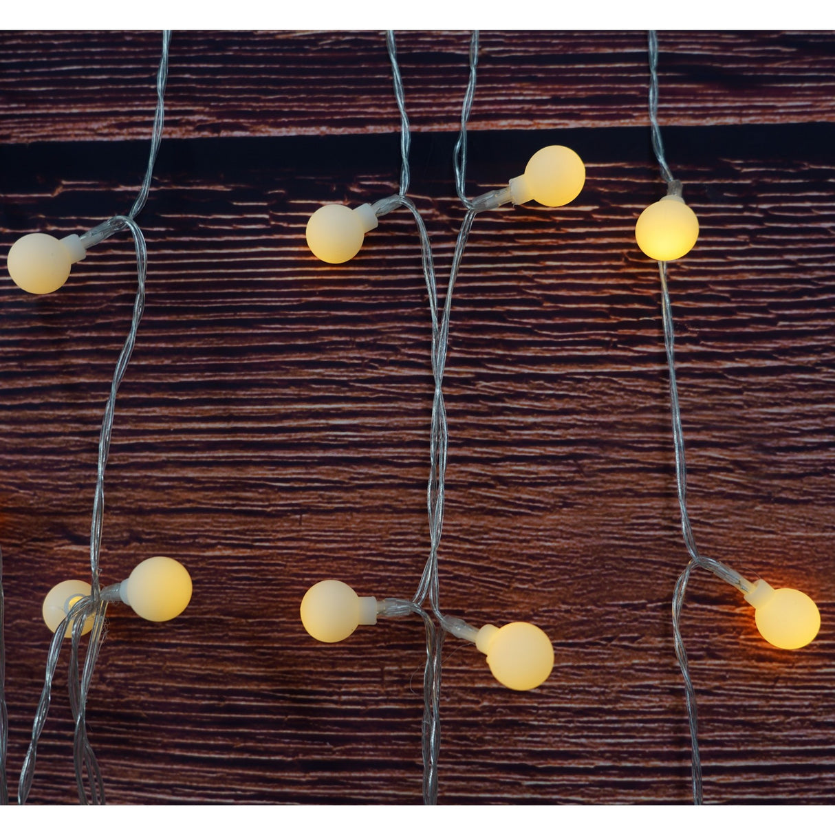 Karácsonyi installáció, 10 M, 80 LED, -Meleg, Lineáris, Elemes, Beltéri/Kültéri