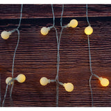Karácsonyi installáció, 10 M, 80 LED, -Meleg, Lineáris, Elemes, Beltéri/Kültéri