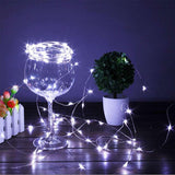 Karácsonyi installáció, 10 méter, 100 LED, USB, 8 funkciós távirányító, menő