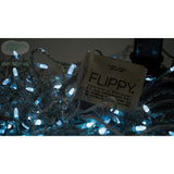 Instalatie Craciun, 125 m, 3000 Led-uri ,Franjuri, Alb rece, Flash, Alimentator, Interconectabila, Prelungitor 6.5 m inclus, Fir Transparent Cauciucat, 220v, Vivimall - vivimall.ro