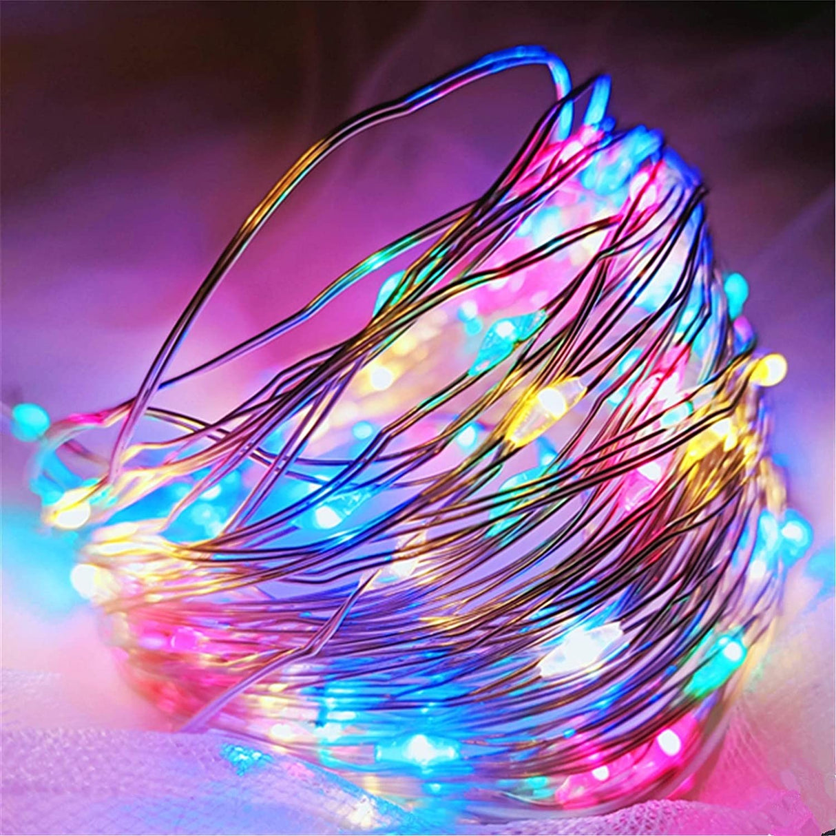 Karácsonyi installáció, 15 M, 150 LED, Lineáris, 8 fényeffektus, Transzformátor, Összeköthető, 5 M hosszabbító kábel mellékelve, Rézhuzal