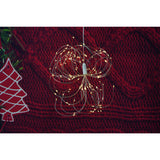 Instalatie Craciun, 150 LED-uri, alb cald, telecomanda 8 functii, cu baterii, explozie fireworks, fir cupru, interior/exterior, Vivimall - vivimall.ro