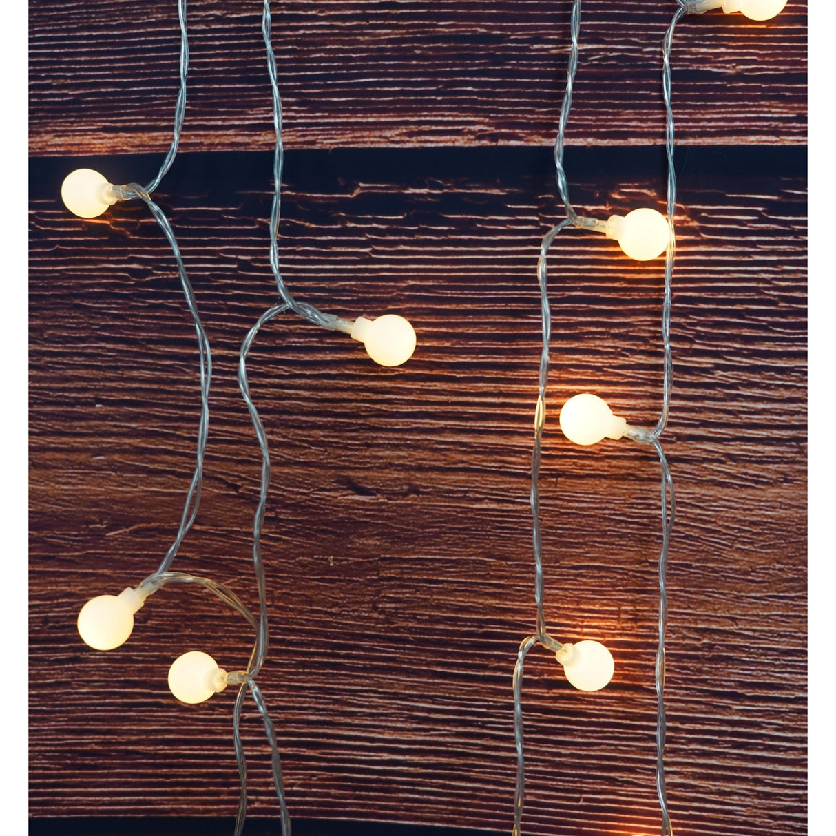 Karácsonyi installáció, 0,3 m, 20 LED, -Meleg, Lineáris, Elemes, Beltéri/Kültéri 